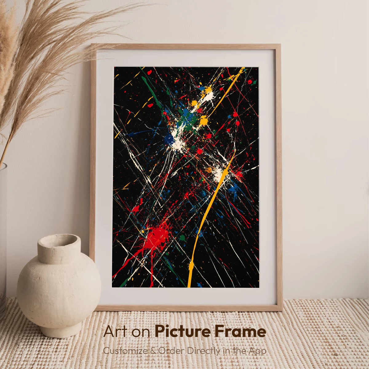 Abstract Chaos: Colorful Splatter Art - Image 7