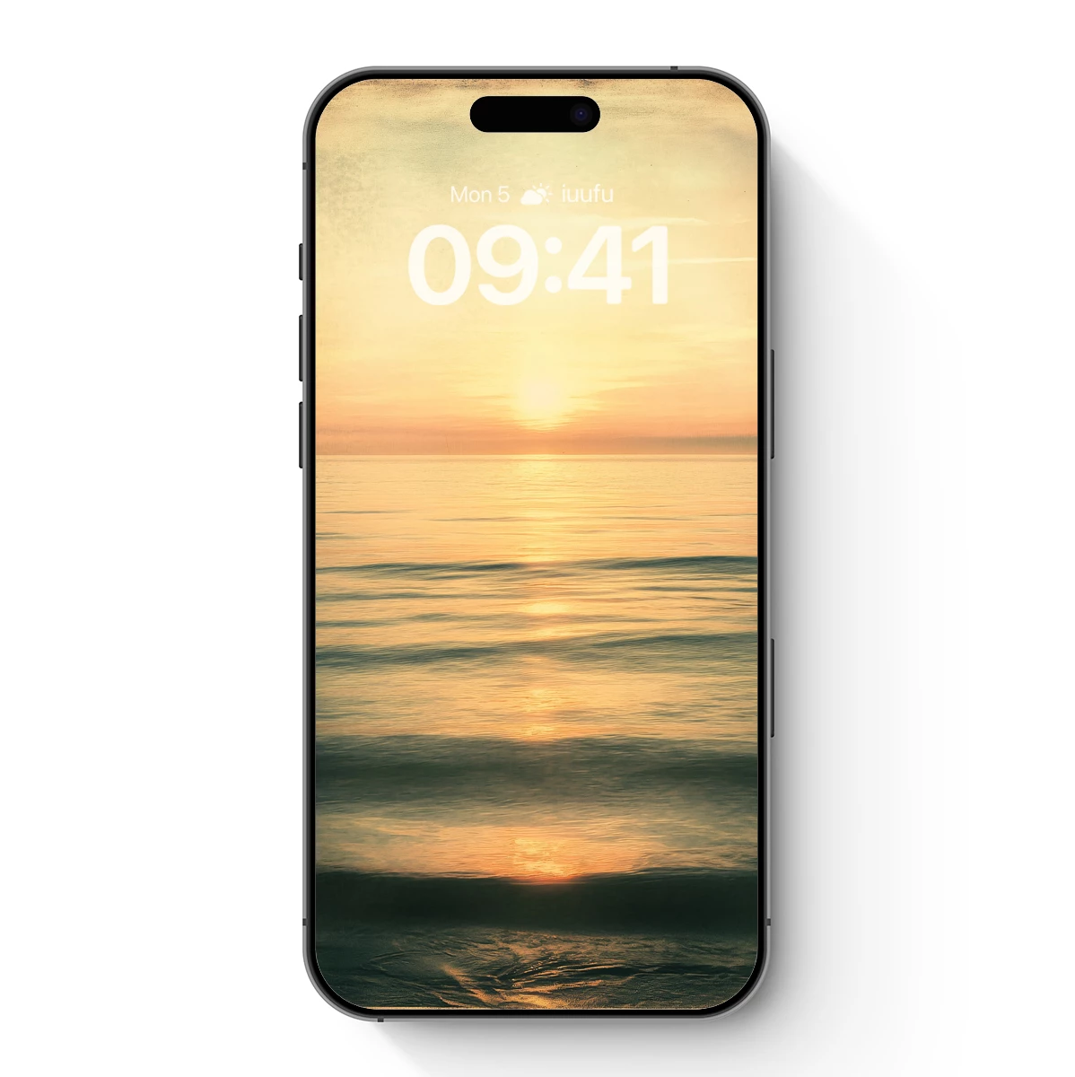 Golden Sunset Serenity: Ocean Calm