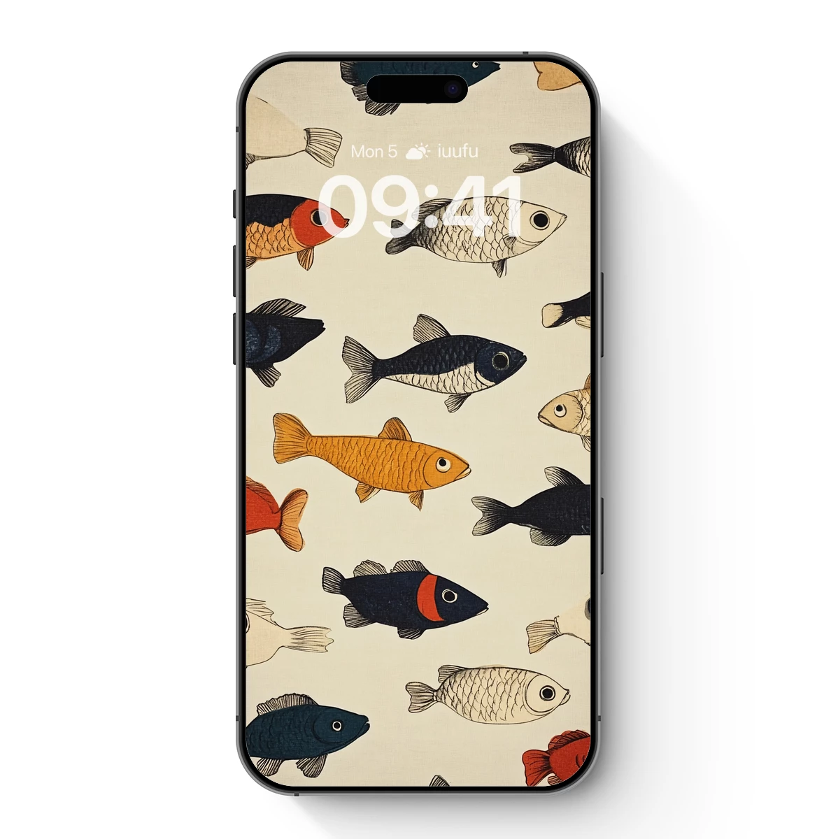 Aquatic Harmony: Colorful Fish Pattern