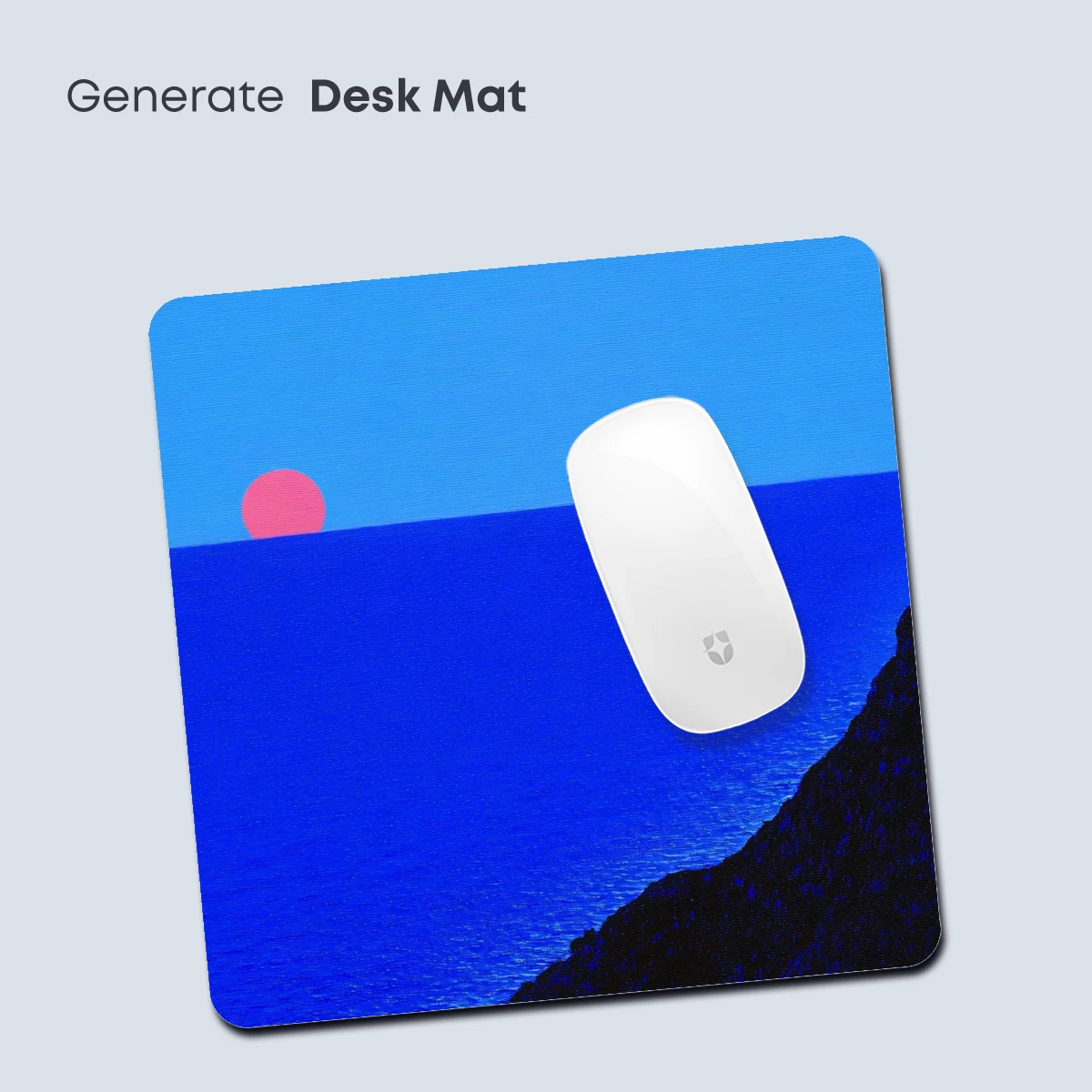 Crimson Sunset Over Azure Depths - Image 4