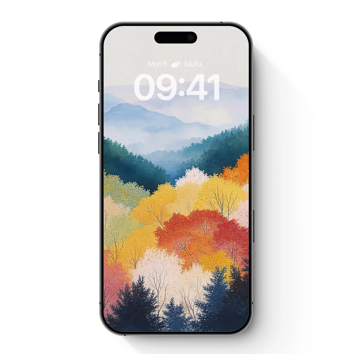 Autumn Symphony in Misty Mountains