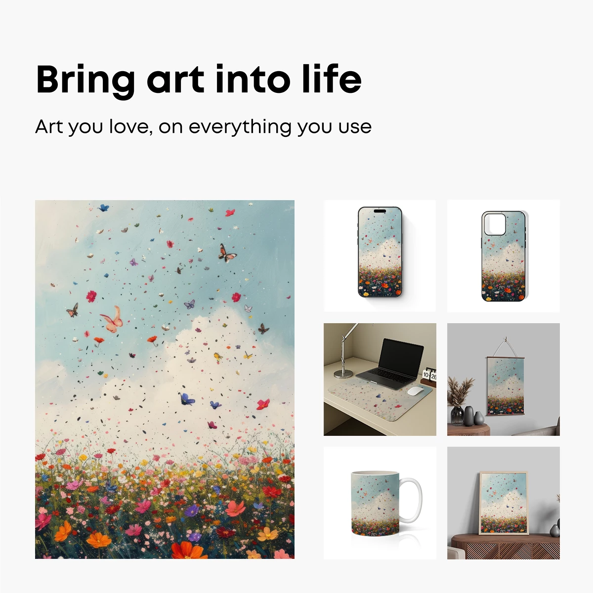 Butterfly Symphony in Bloom - Image 2