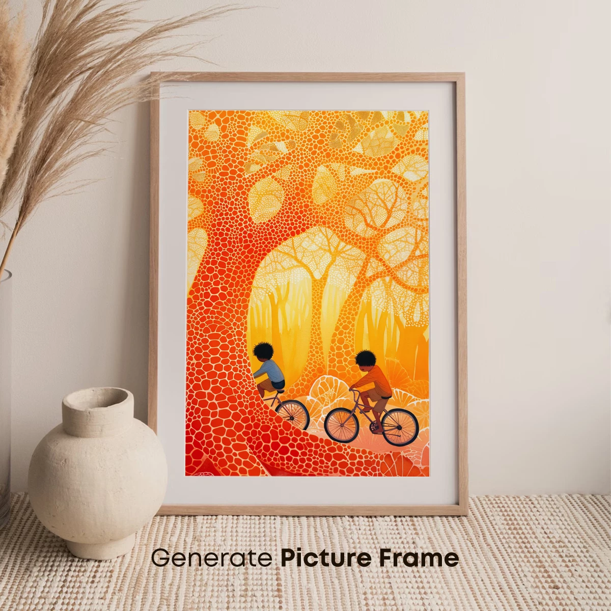 Cycling Through Sunlit Canopy - Image 7