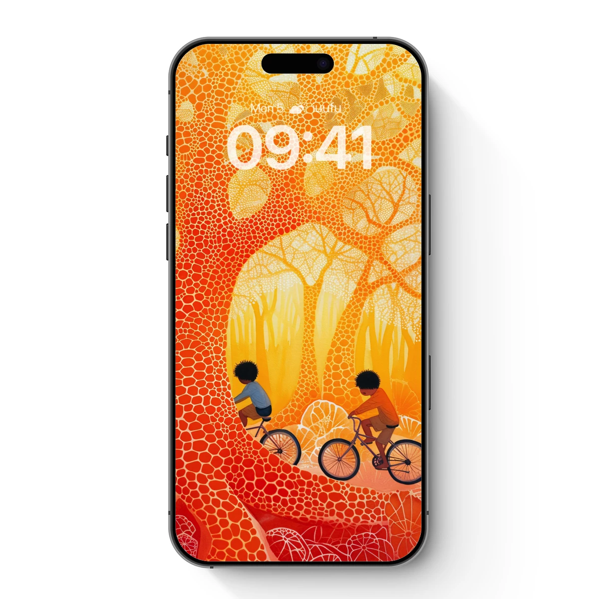 Cycling Through Sunlit Canopy