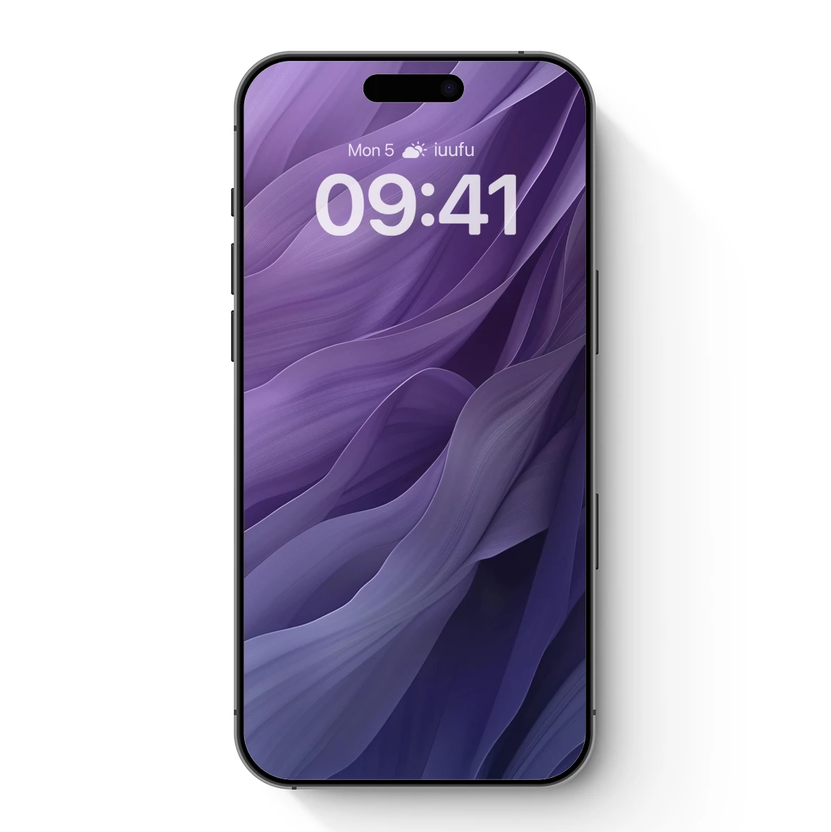 Ethereal Purple Waves: A Digital Fabric Symphony