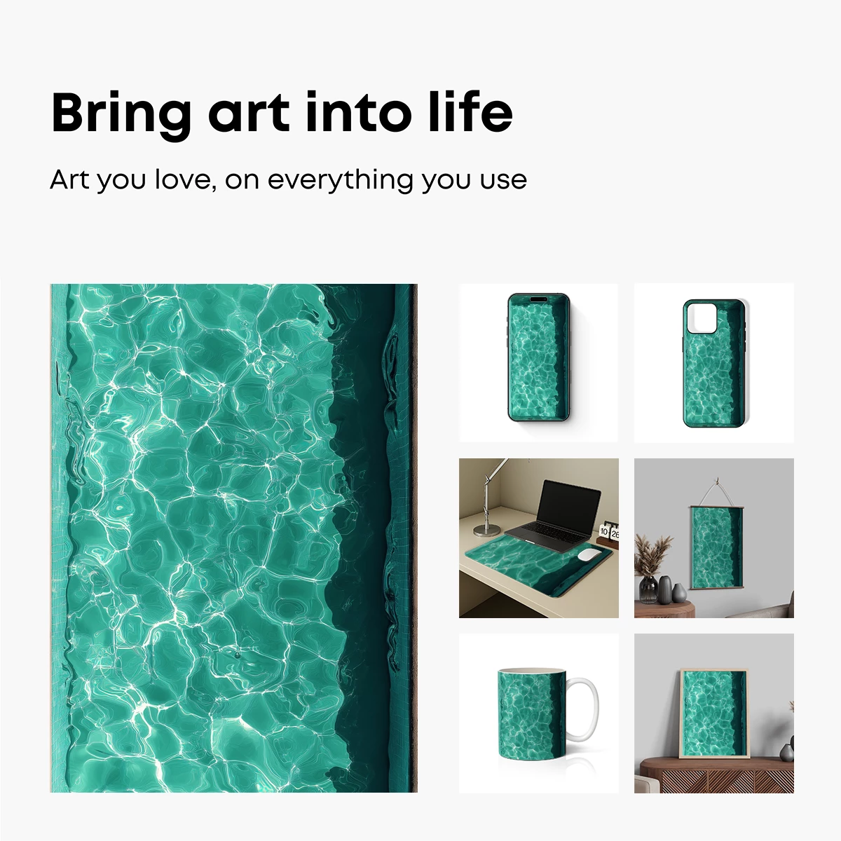 Calm Pool Reflections: A Ripple of Serenity - Image 2