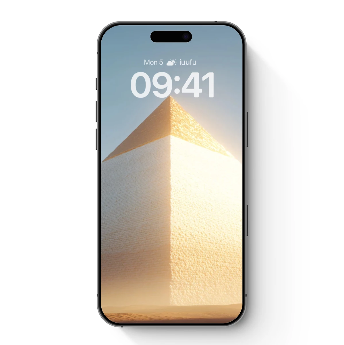 Golden Pyramid at Dawn: A Desert Odyssey