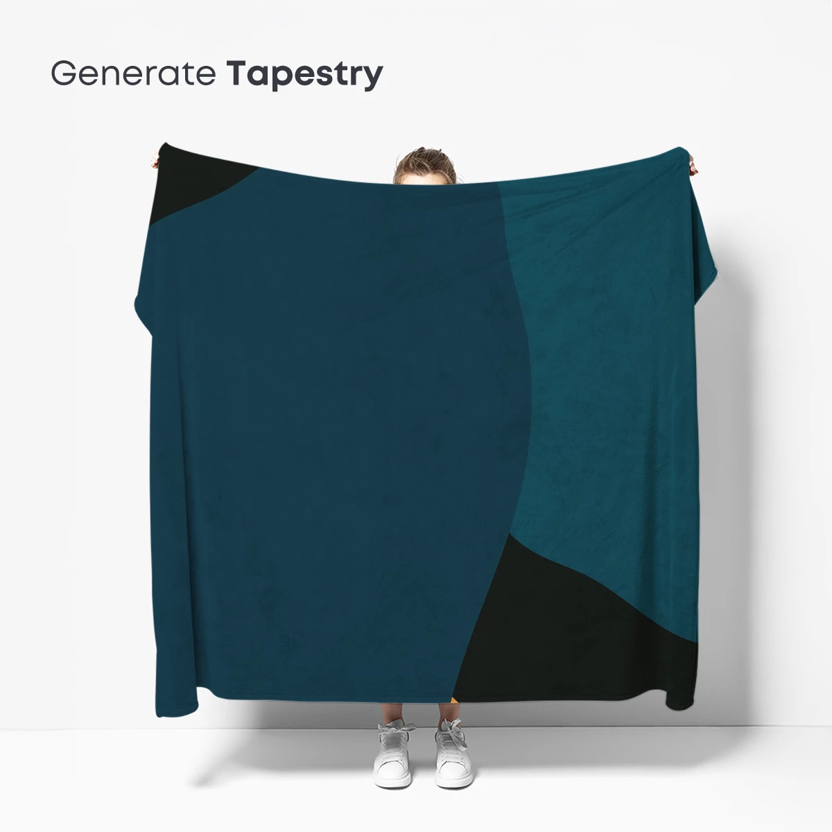 Abstract Teal and Orange Fusion - Image 5