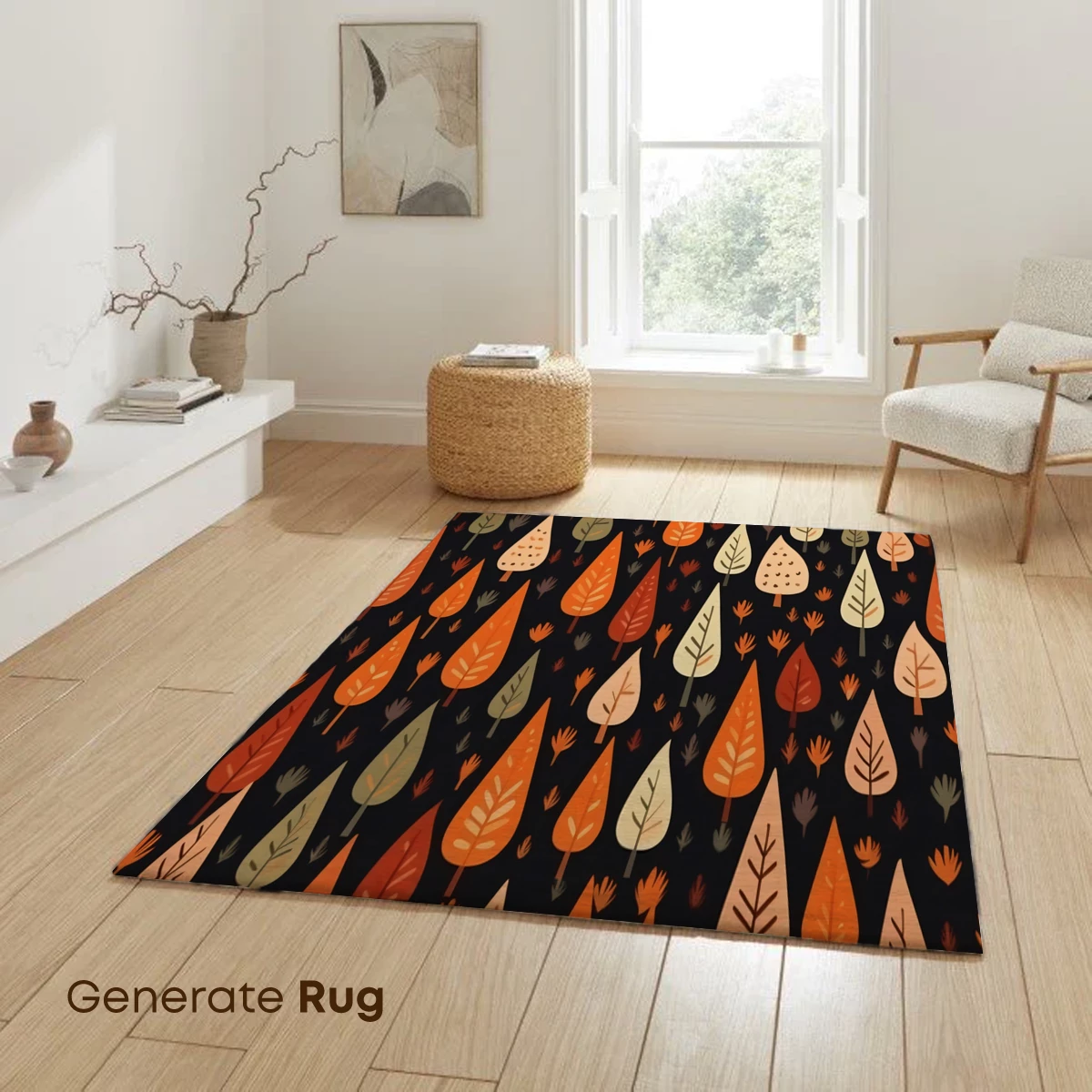 Autumn Forest Whispers: Colorful Trees in Harmony - Image 6