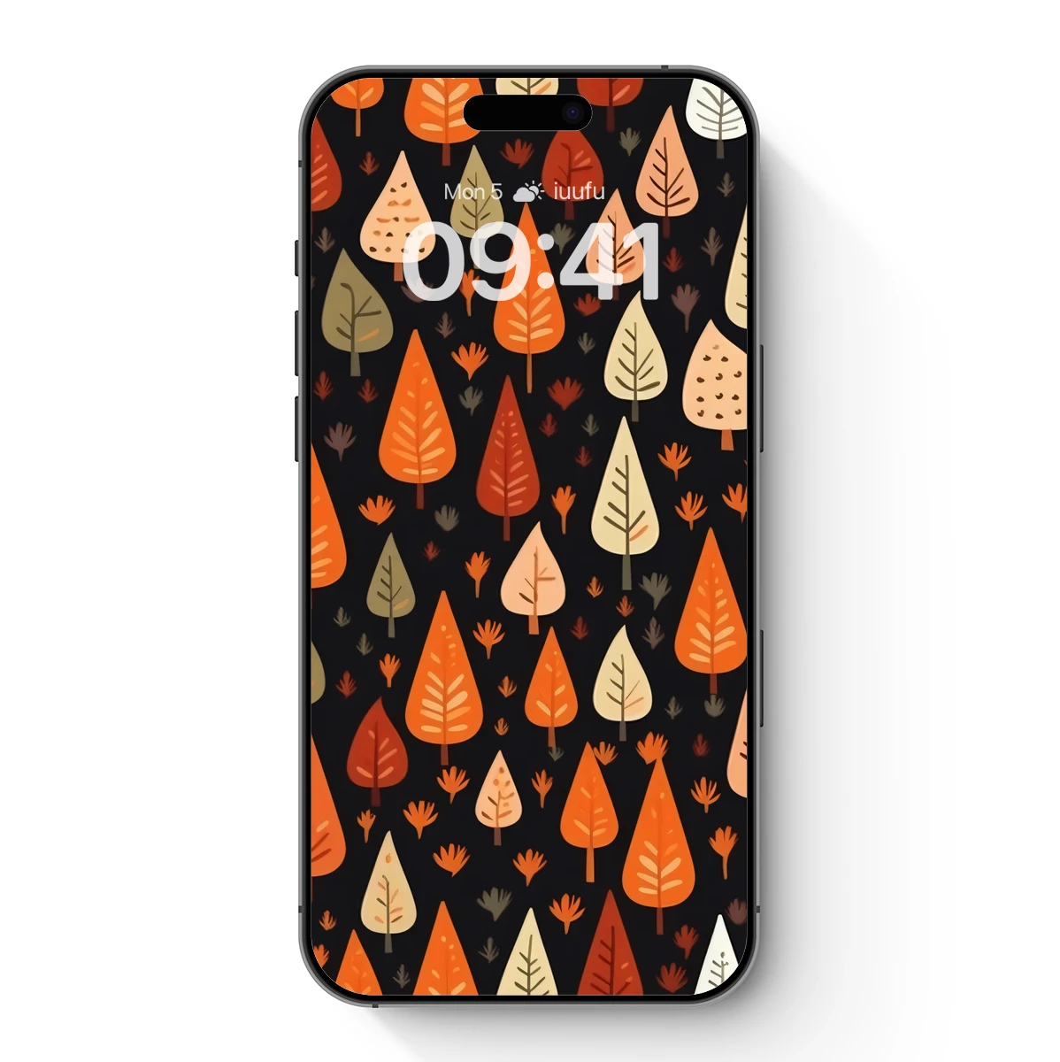 Autumn Forest Whispers: Colorful Trees in Harmony