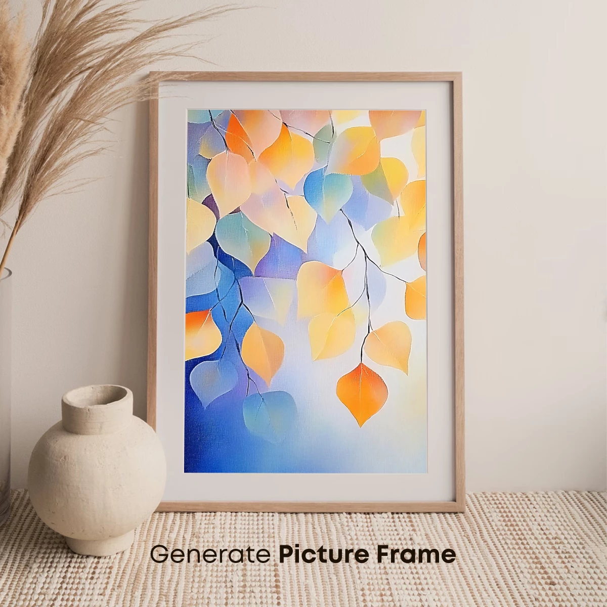 Autumn Leaves in Abstract Harmony - Image 7