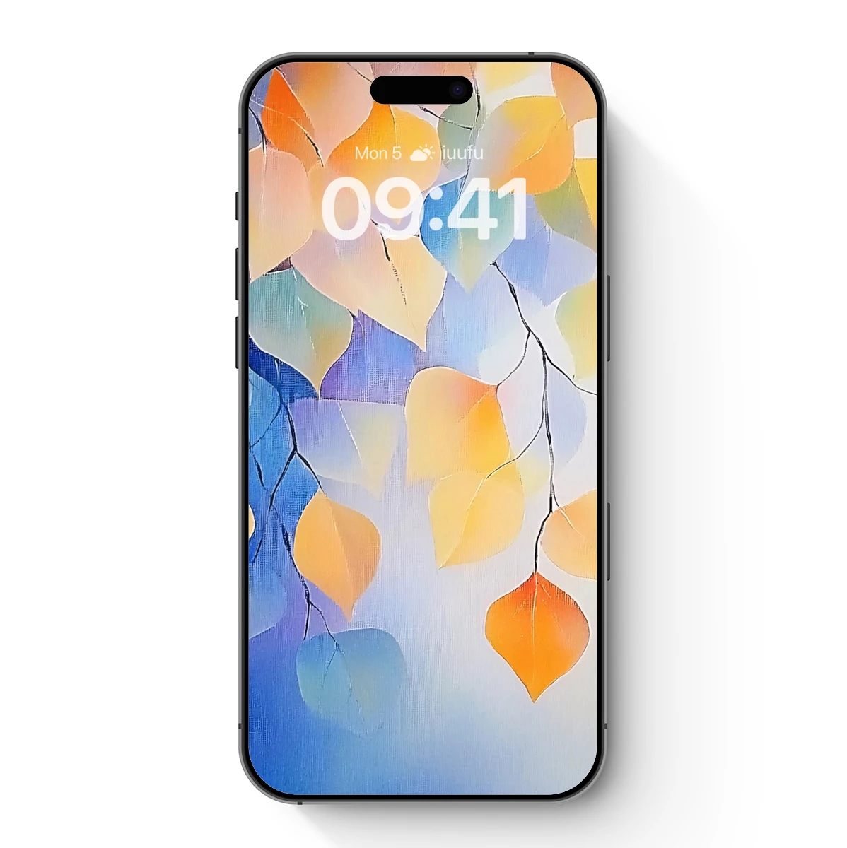 Autumn Leaves in Abstract Harmony