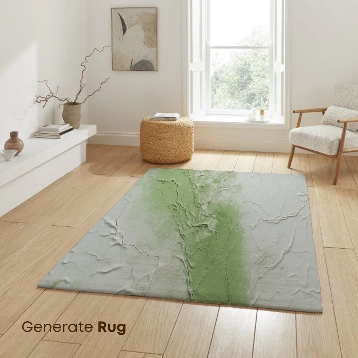 Cracked Earth Veins: Green Life's Pulse - Image 6