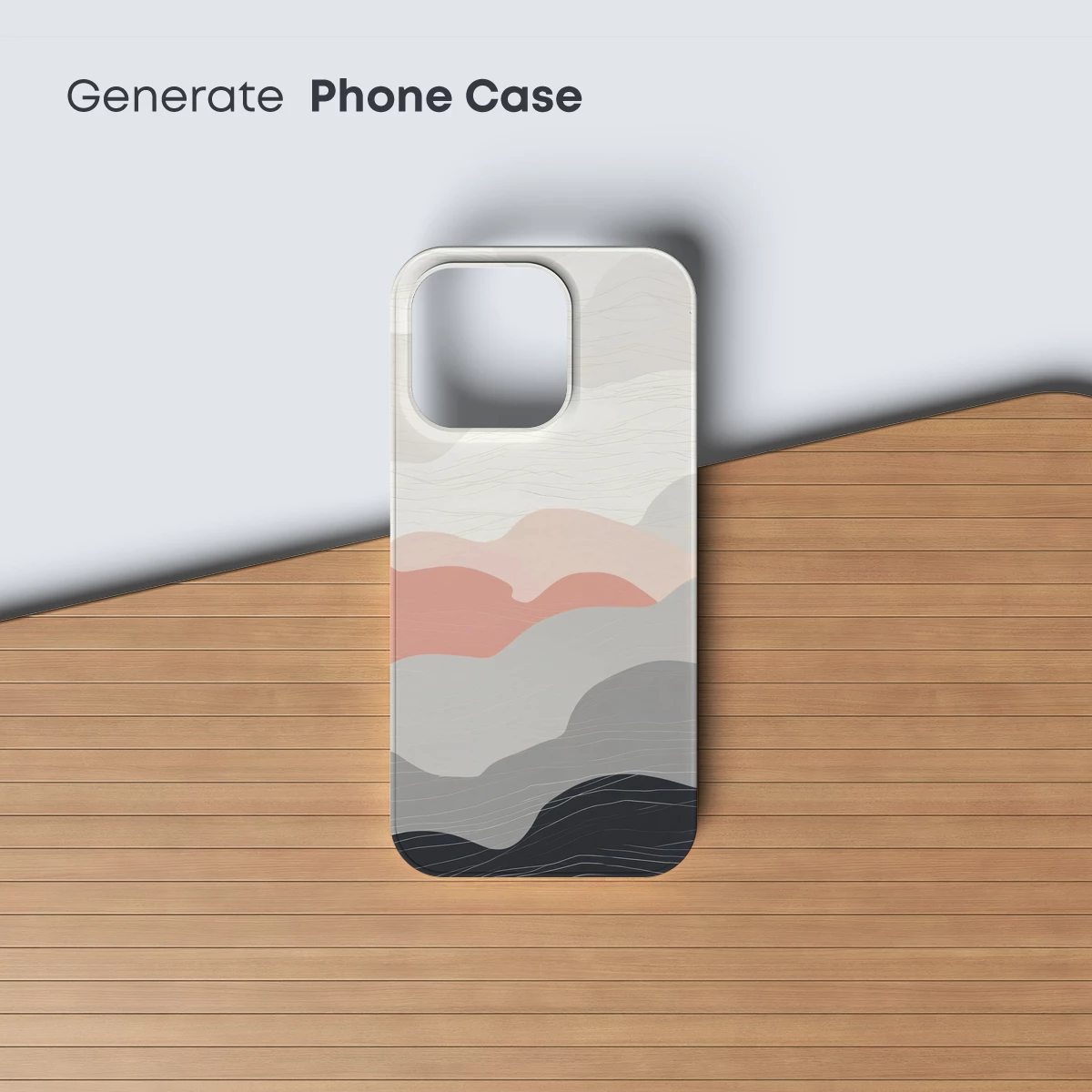 Abstract Horizon Layers: Soft Waves of Color - Image 3