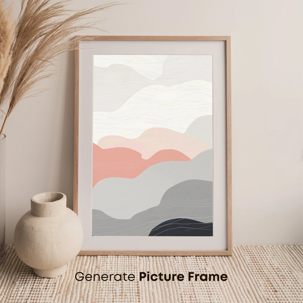 Abstract Horizon Layers: Soft Waves of Color - Image 7