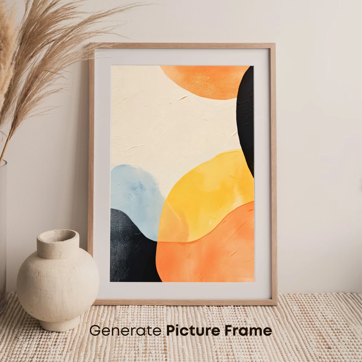 Abstract Fusion: Warm Tones and Cool Shadows - Image 7