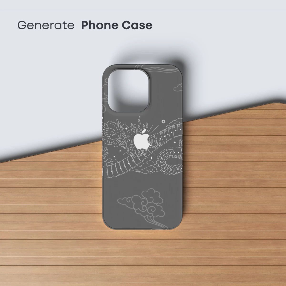 Dragon Apple: Mythical Tech Fusion Art - Image 3