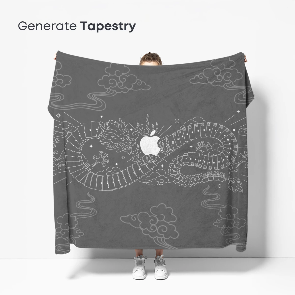 Dragon Apple: Mythical Tech Fusion Art - Image 5