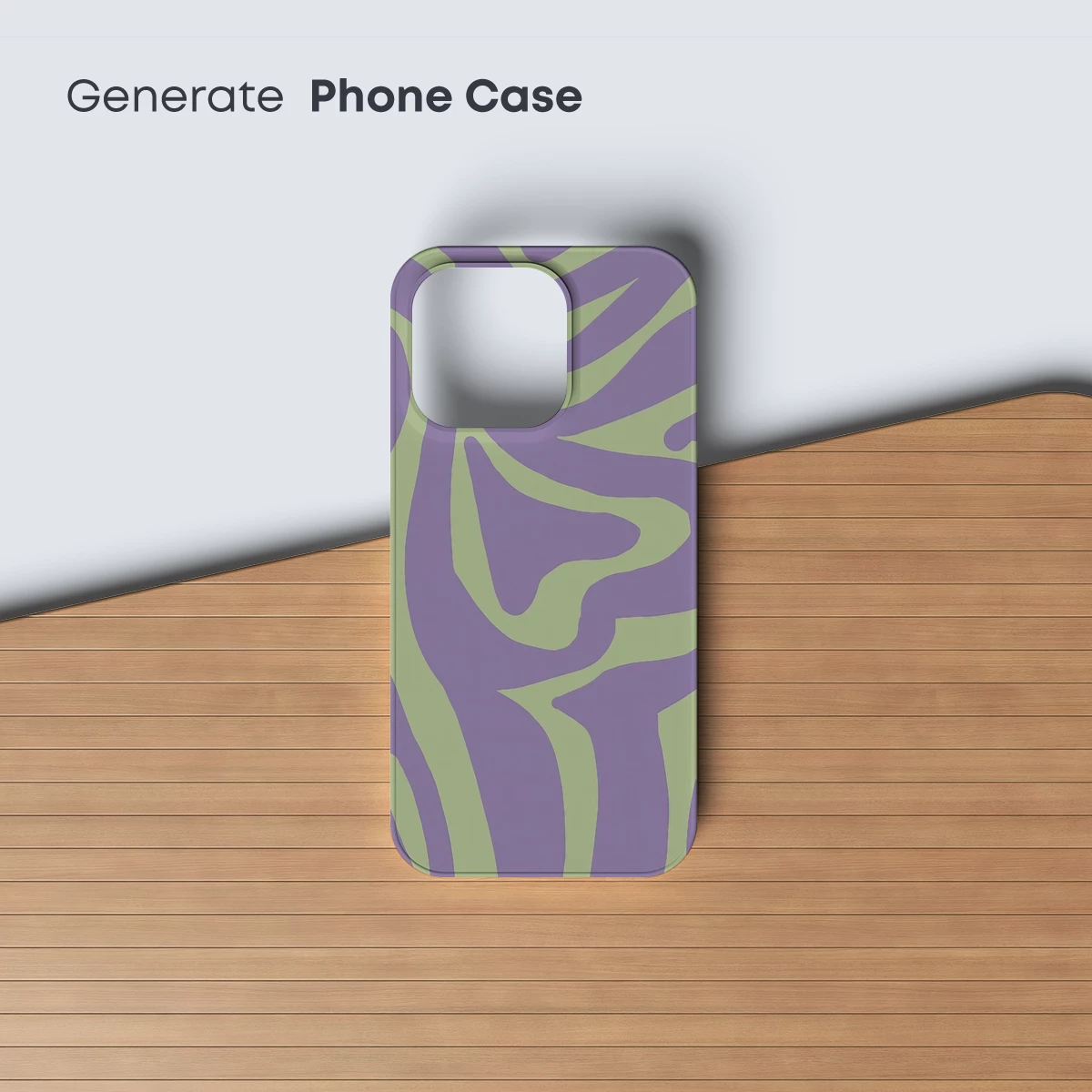 Abstract Flow: Lavender and Sage Waves - Image 3