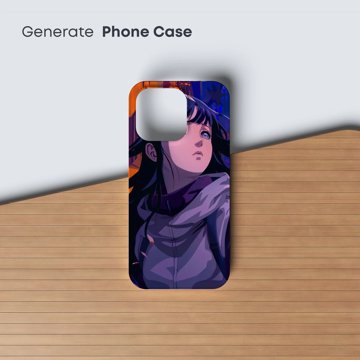 Urban Twilight: Anime Girl in Neon Shadows - Image 3