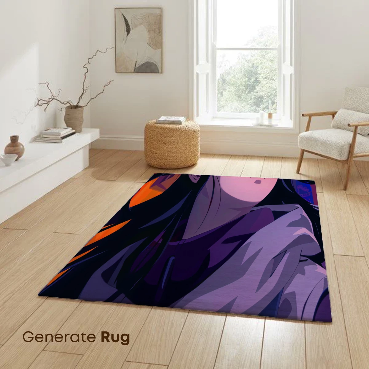 Urban Twilight: Anime Girl in Neon Shadows - Image 6