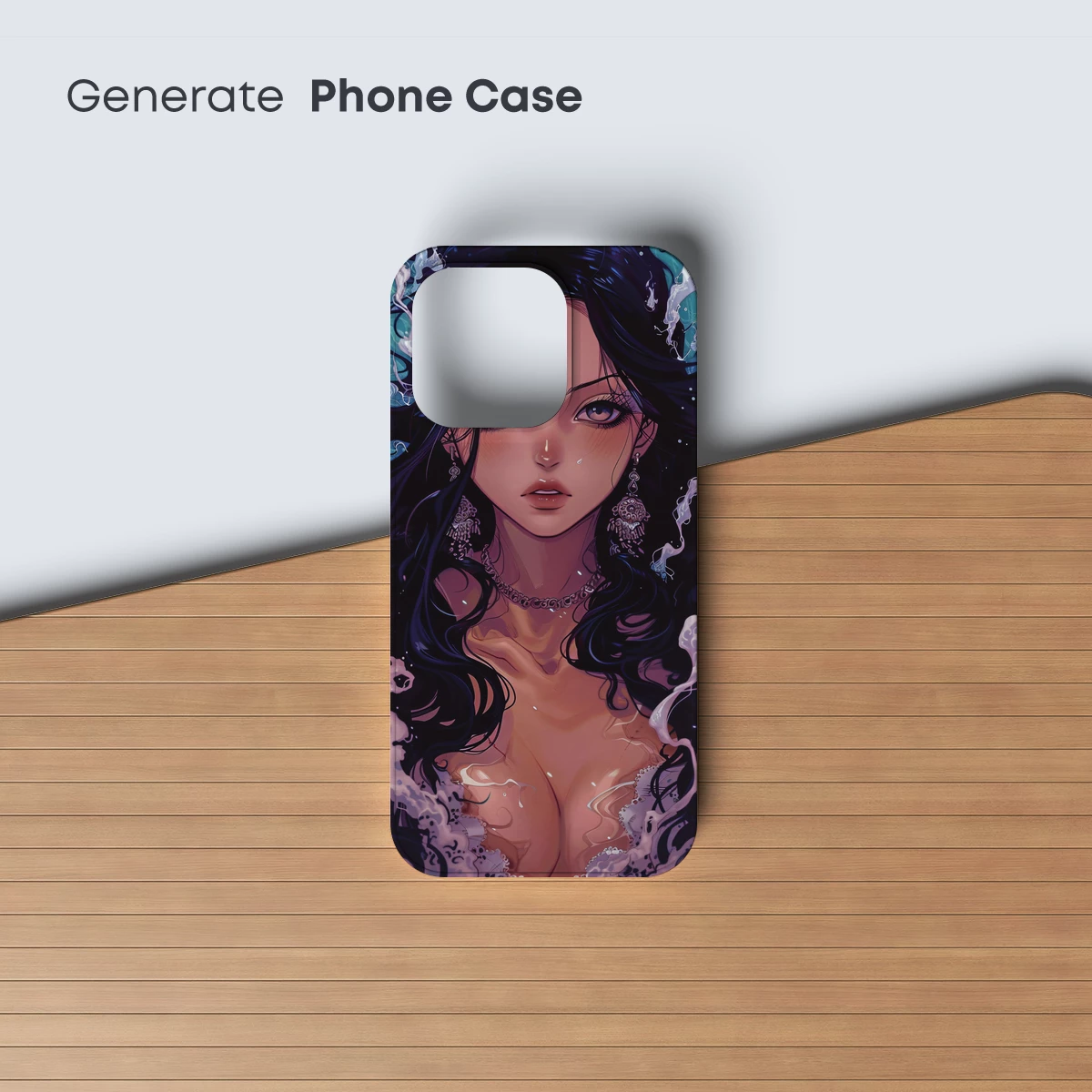 Enchanted Mermaid Tears: A Surreal Aquatic Portrait - Image 3