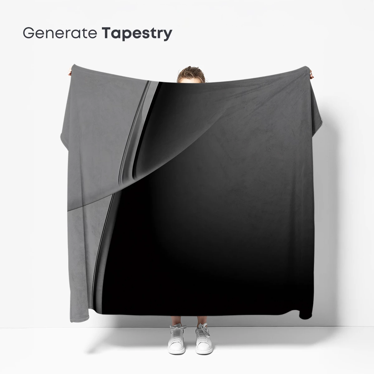 Elegant Black Curve: A Study in Shadow and Light - Image 5