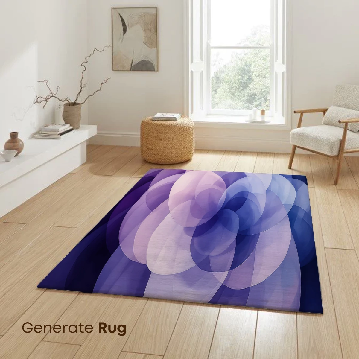 Ethereal Circles: A Symphony of Purple Hues - Image 6
