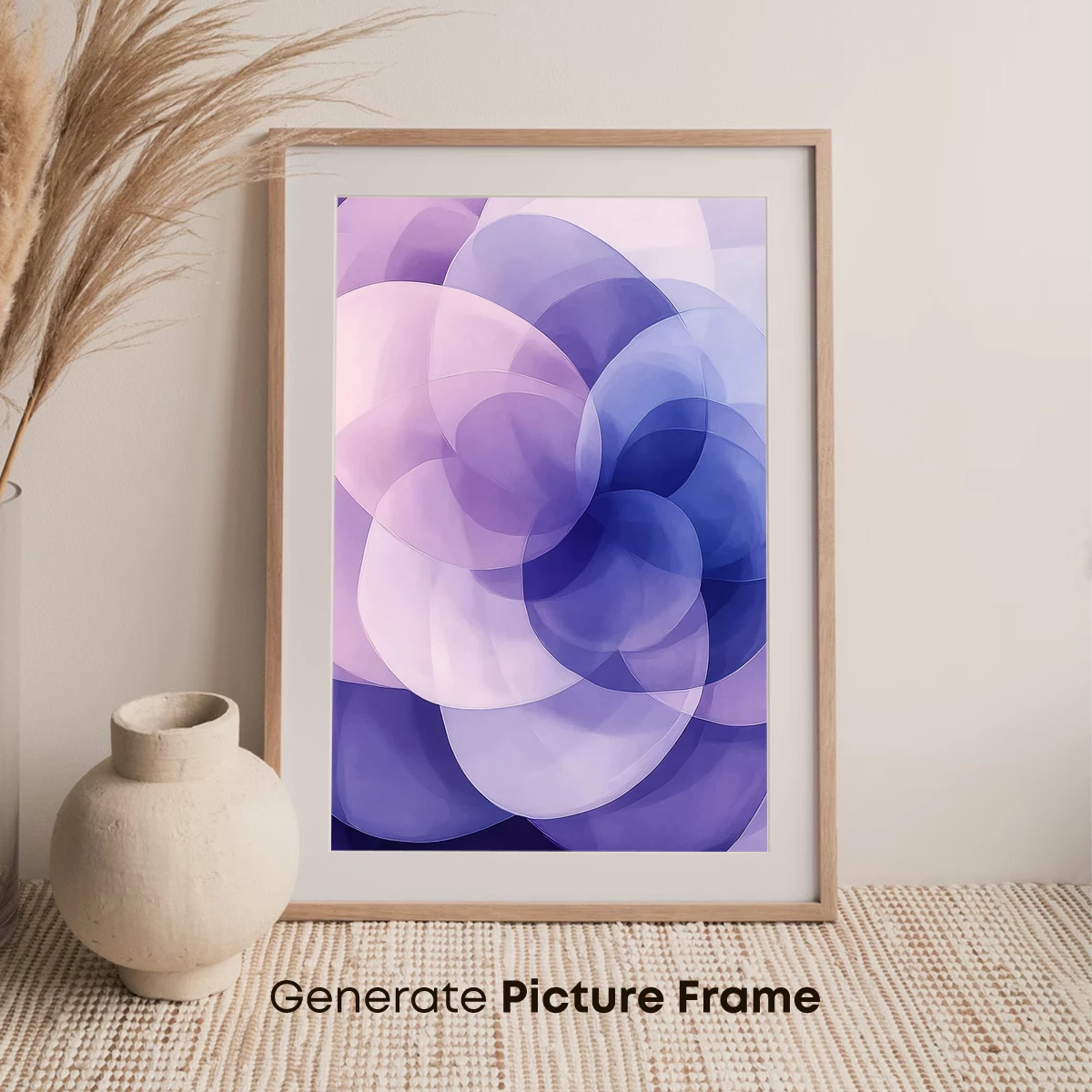 Ethereal Circles: A Symphony of Purple Hues - Image 7
