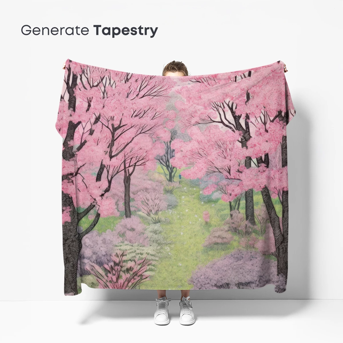 Cherry Blossom Sanctuary: A Pastel Forest Dream - Image 5