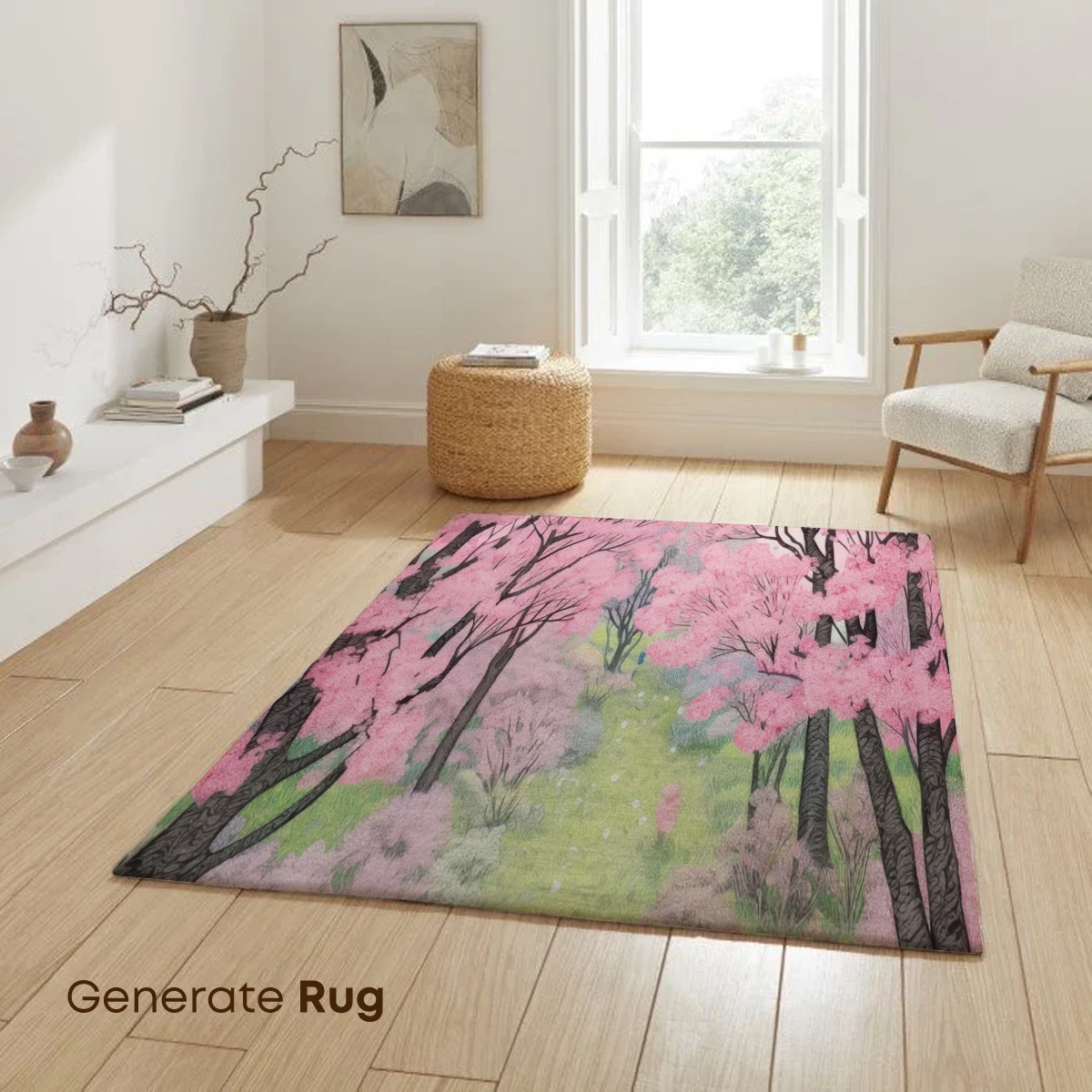 Cherry Blossom Sanctuary: A Pastel Forest Dream - Image 6