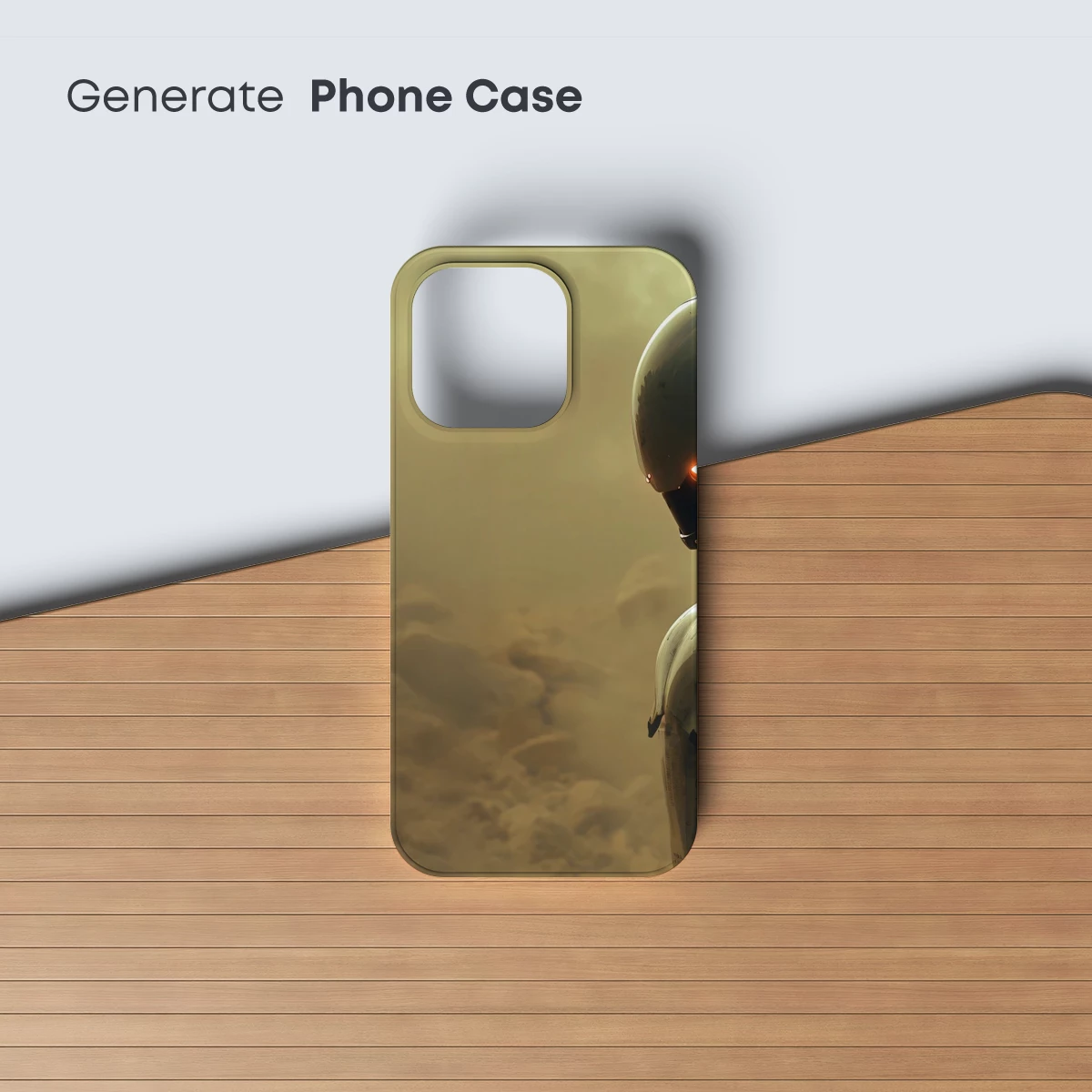 Cybernetic Voyager in Dusty Terrain - Image 3