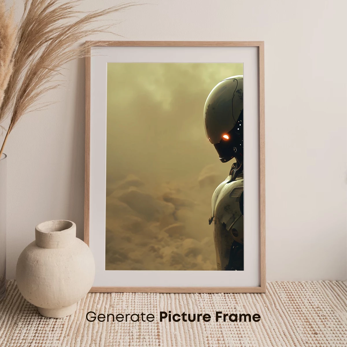 Cybernetic Voyager in Dusty Terrain - Image 7