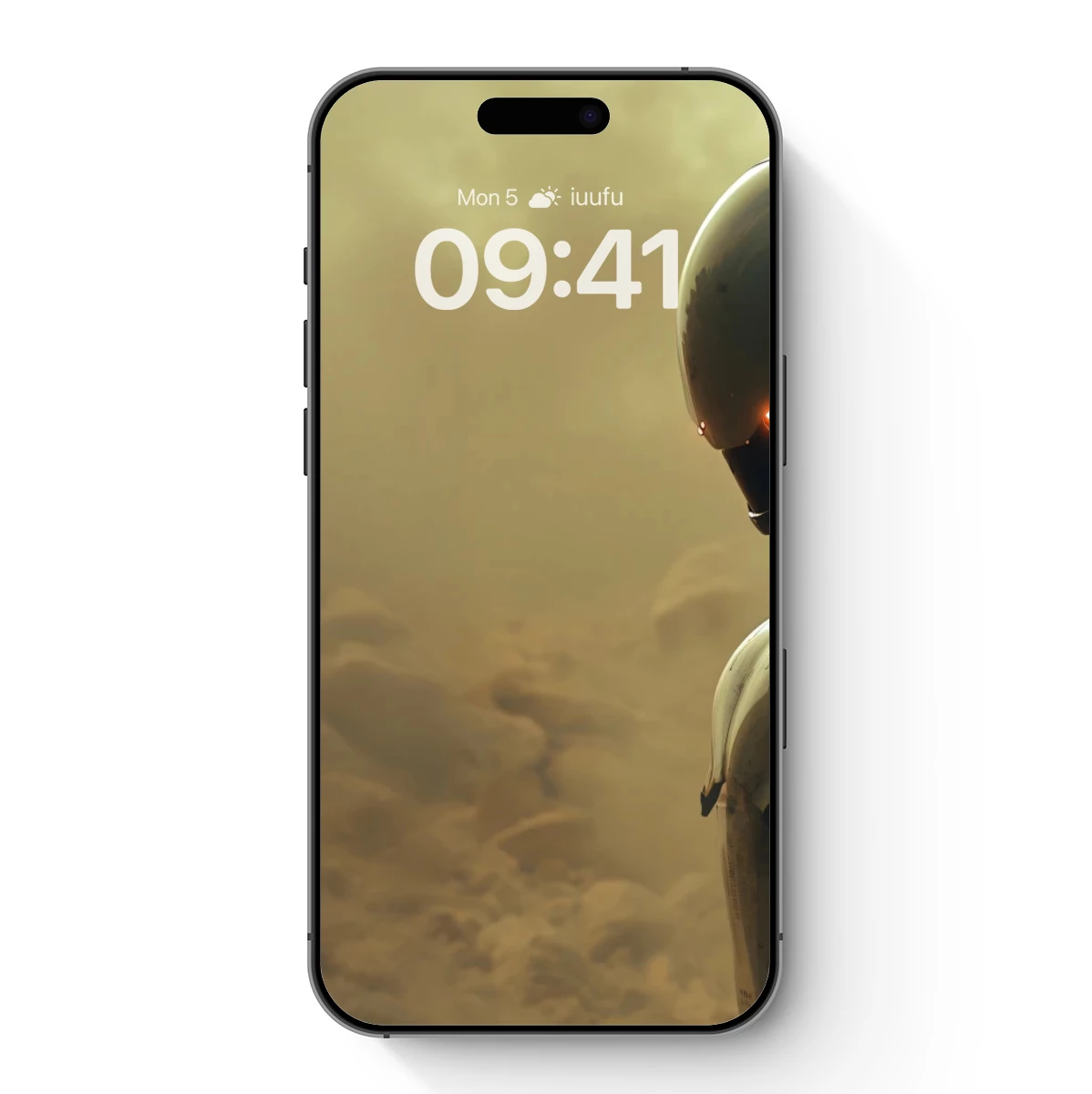 Cybernetic Voyager in Dusty Terrain