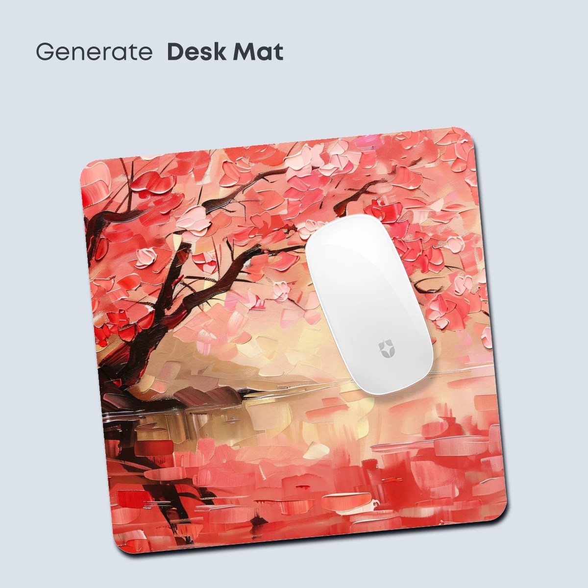 Blossom Reflections: Impressionist Cherry Tree - Image 4