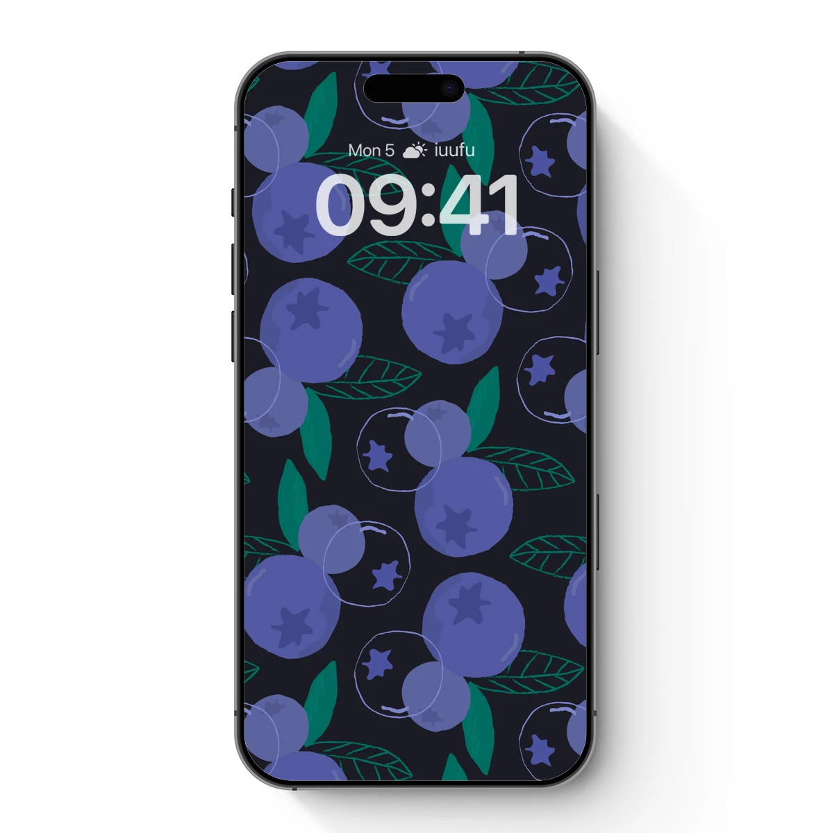 Blueberry Bliss: Starry Berries in Midnight Garden