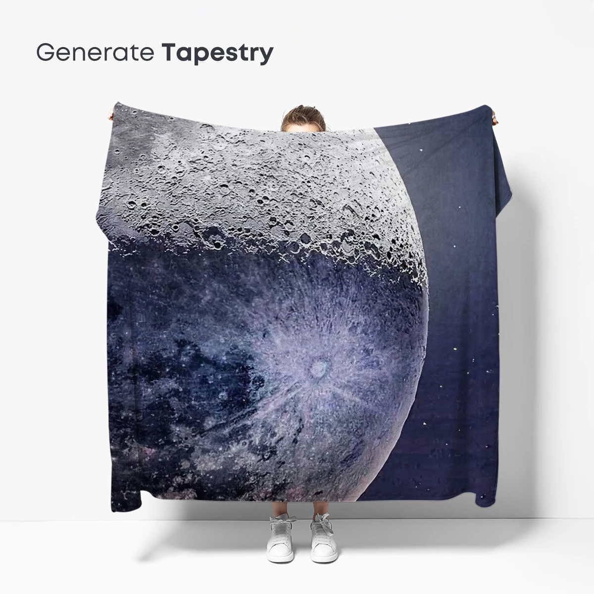 Ethereal Lunar Odyssey: Cosmic Crater Symphony - Image 5