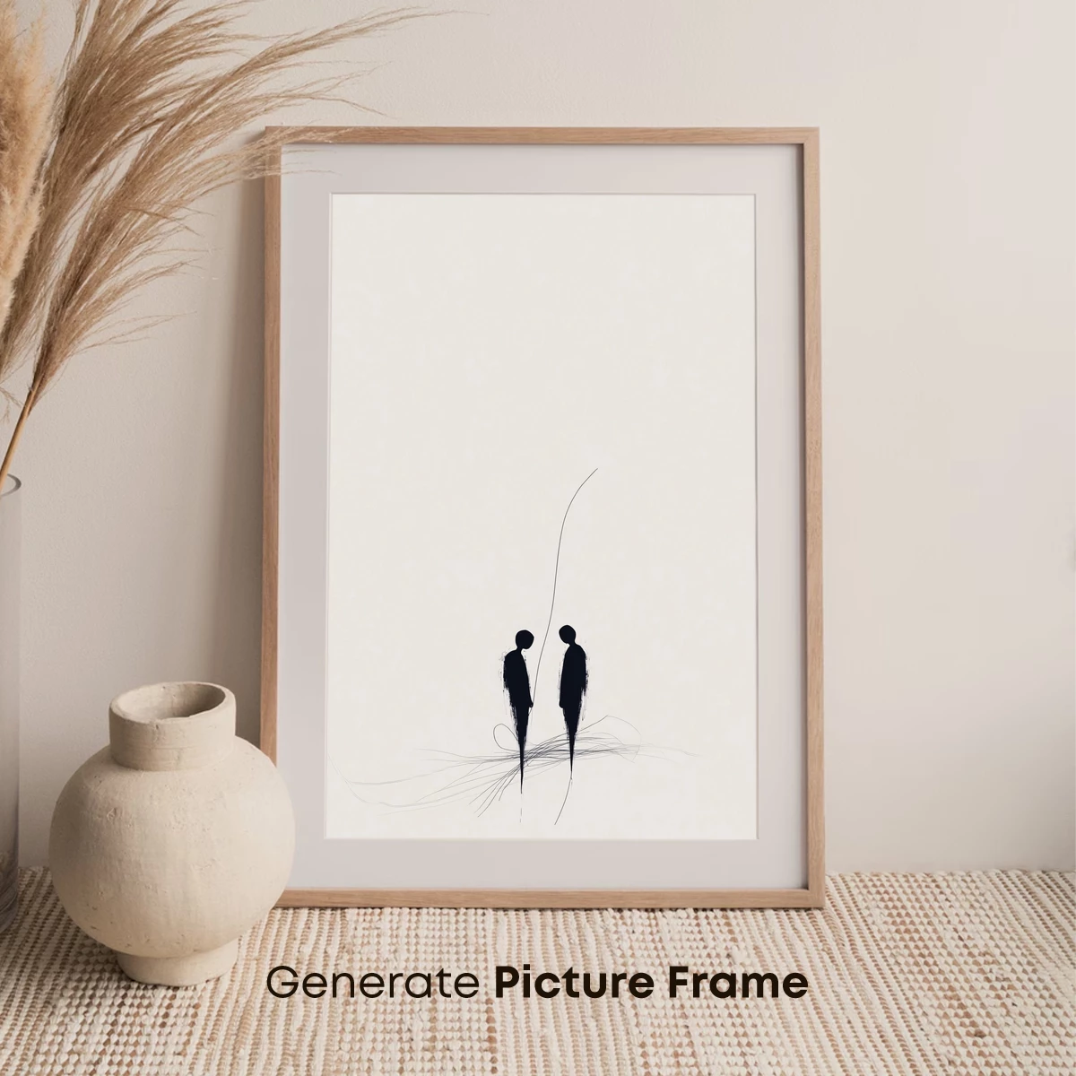 Silent Threads: A Duo in Abstract Harmony - Image 7