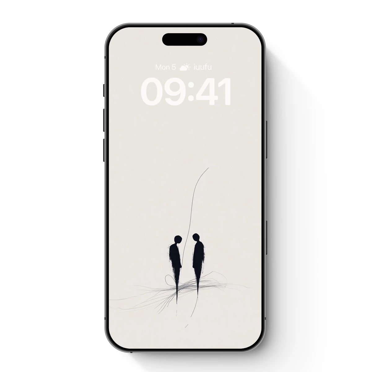 Silent Threads: A Duo in Abstract Harmony