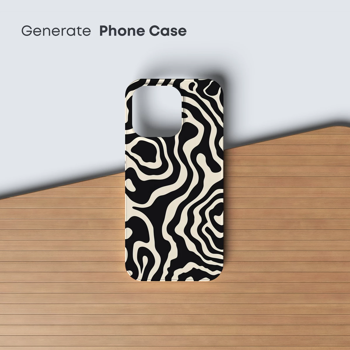 Abstract Wavy Lines: Monochrome Flow - Image 3