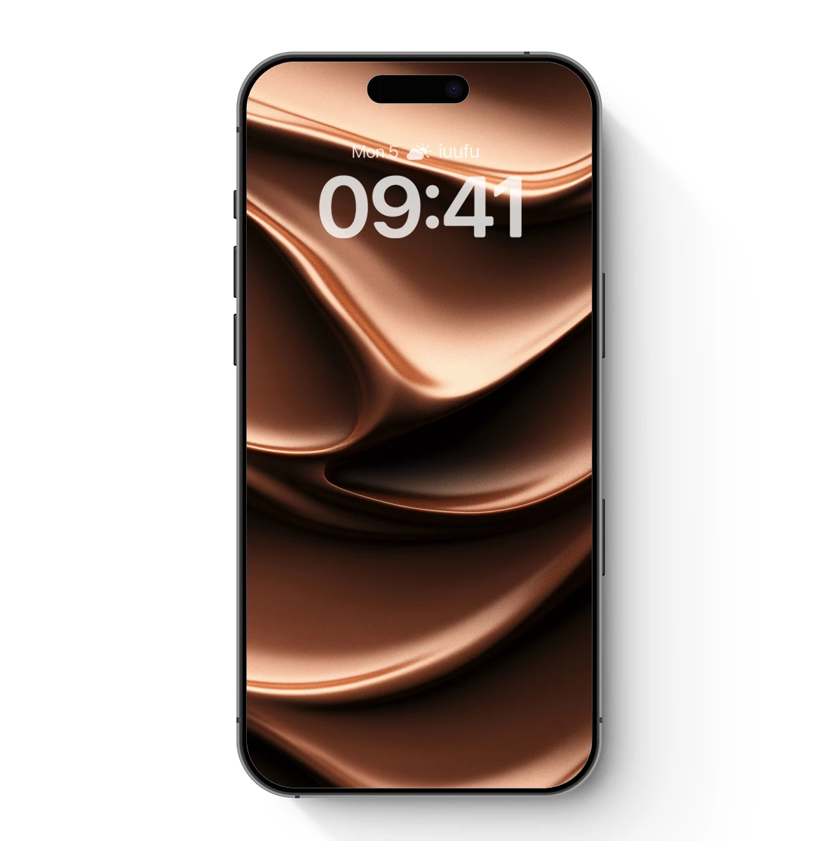 Copper Waves: Fluid Elegance in Abstract Form