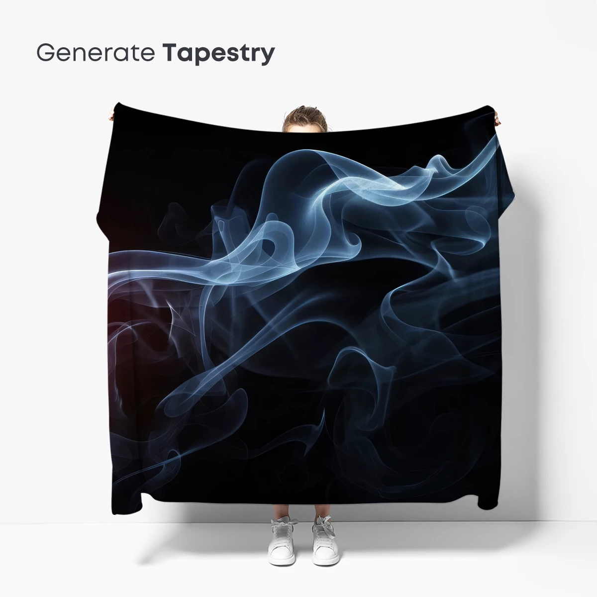 Ethereal Smoke Dance: Abstract Fluidity in Darkness - Image 5