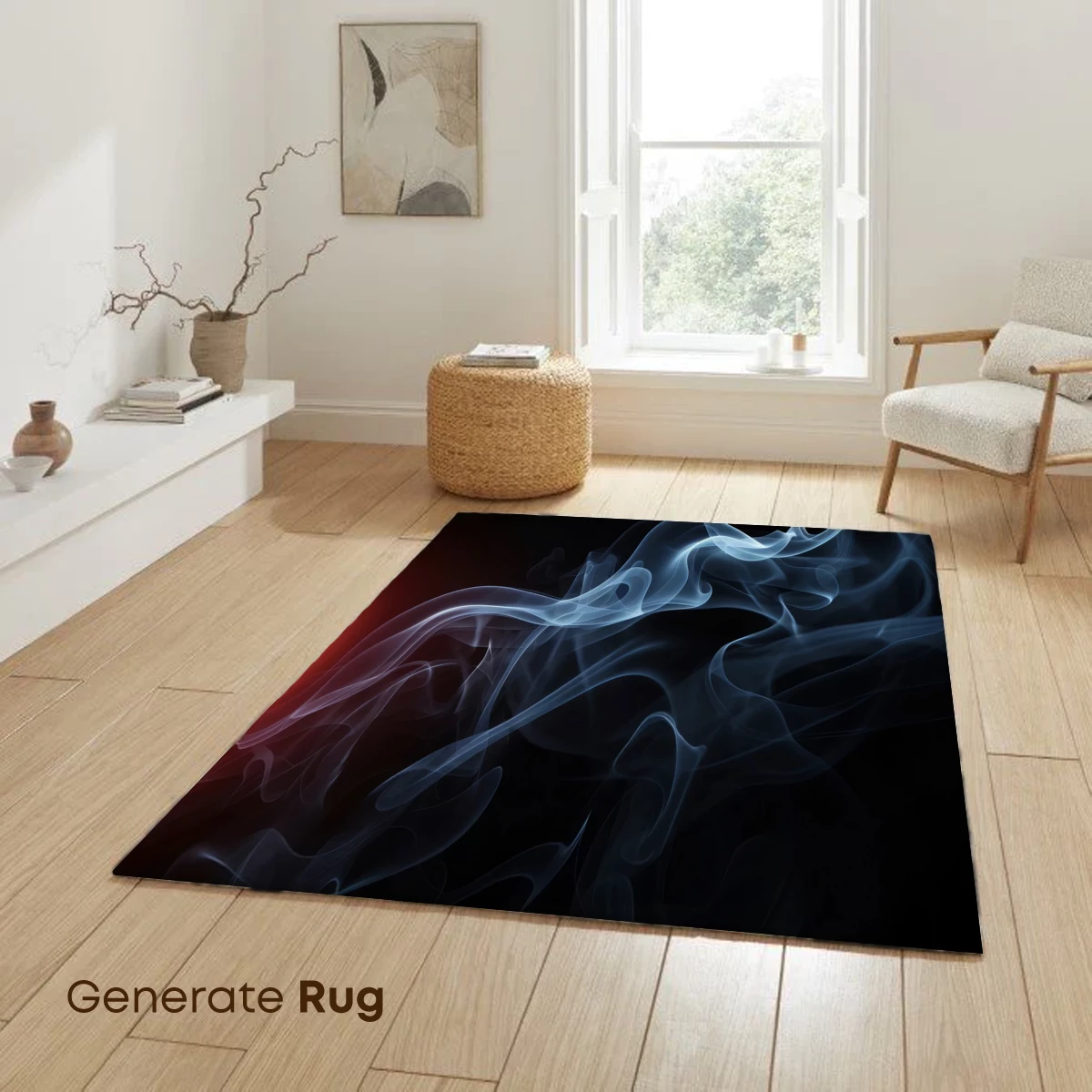 Ethereal Smoke Dance: Abstract Fluidity in Darkness - Image 6