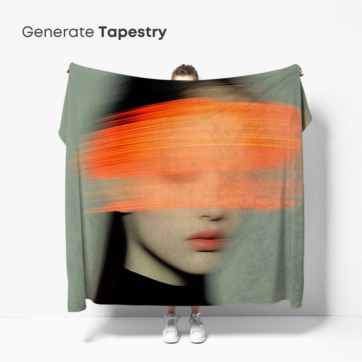 Blurred Vision: Neon Orange Streaks Over Serenity - Image 5