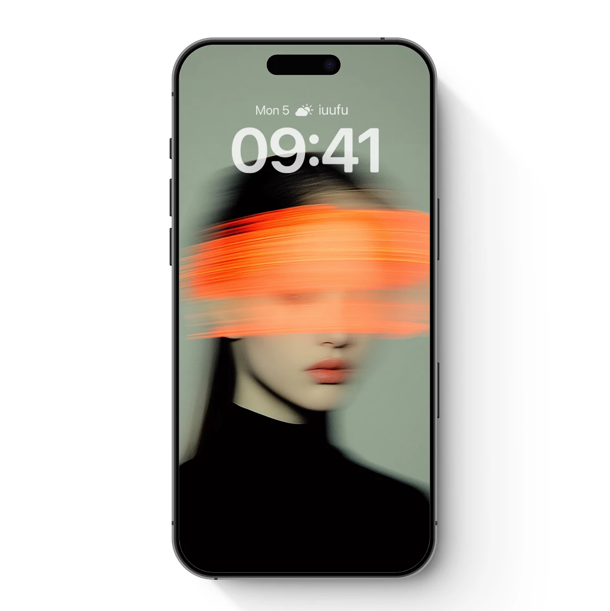 Blurred Vision: Neon Orange Streaks Over Serenity Blurred Vision: Neon Orange Streaks Over Serenity