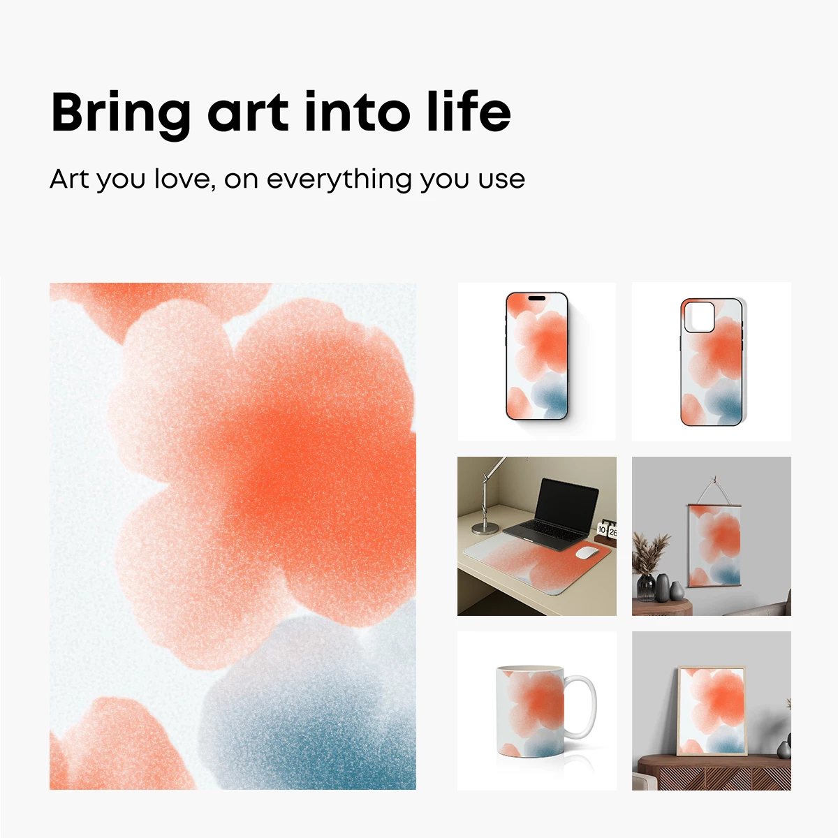 Coral Clouds in Serene Skies - Image 2