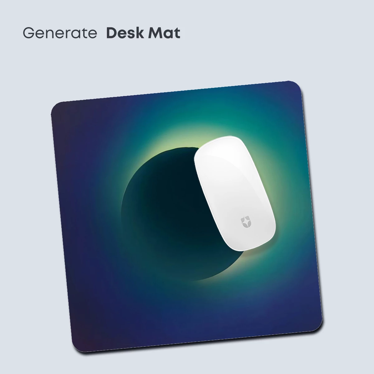 Eclipse Aura: Celestial Shadow in Teal Hues - Image 4