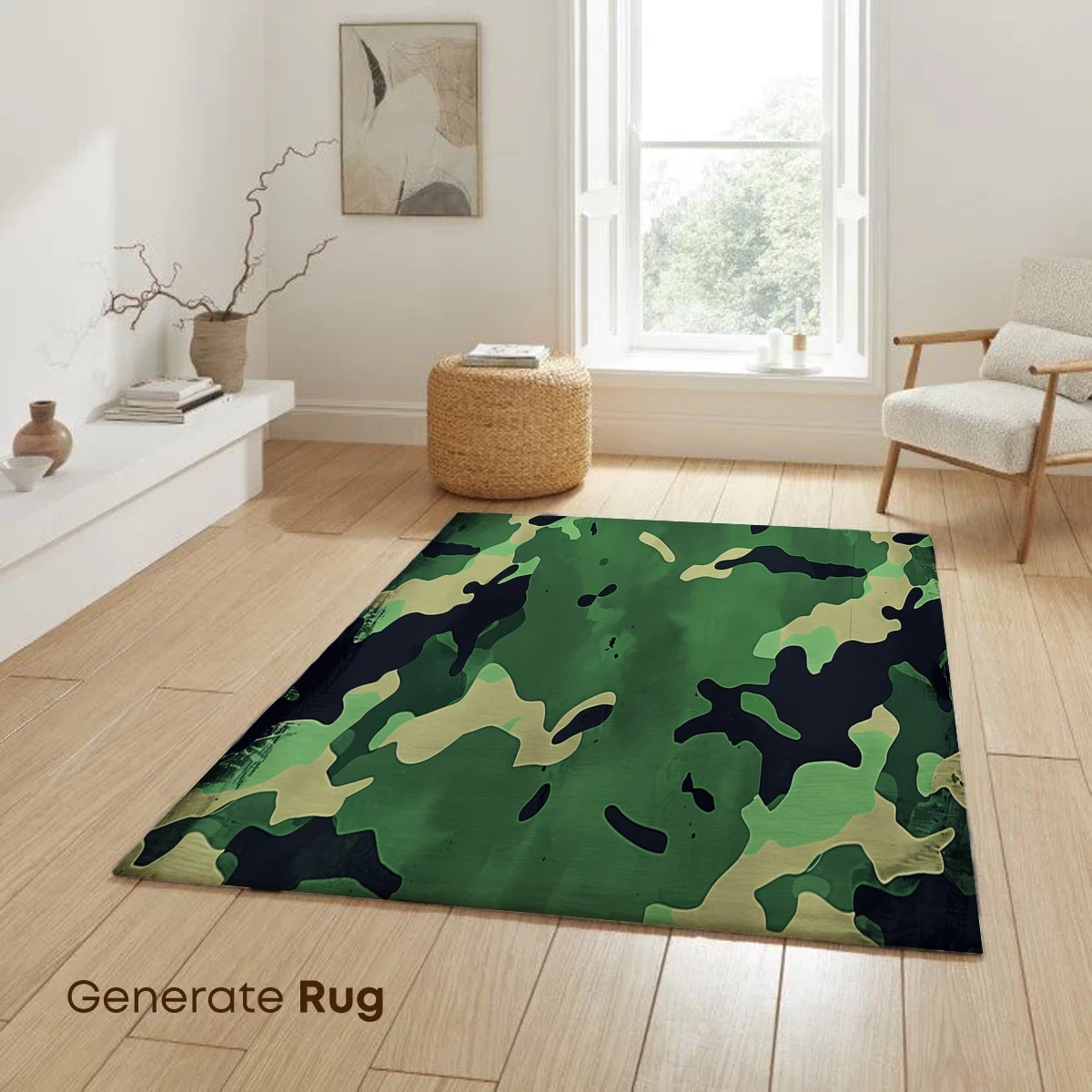 Camouflage Canvas: Abstract Military Art - Image 6