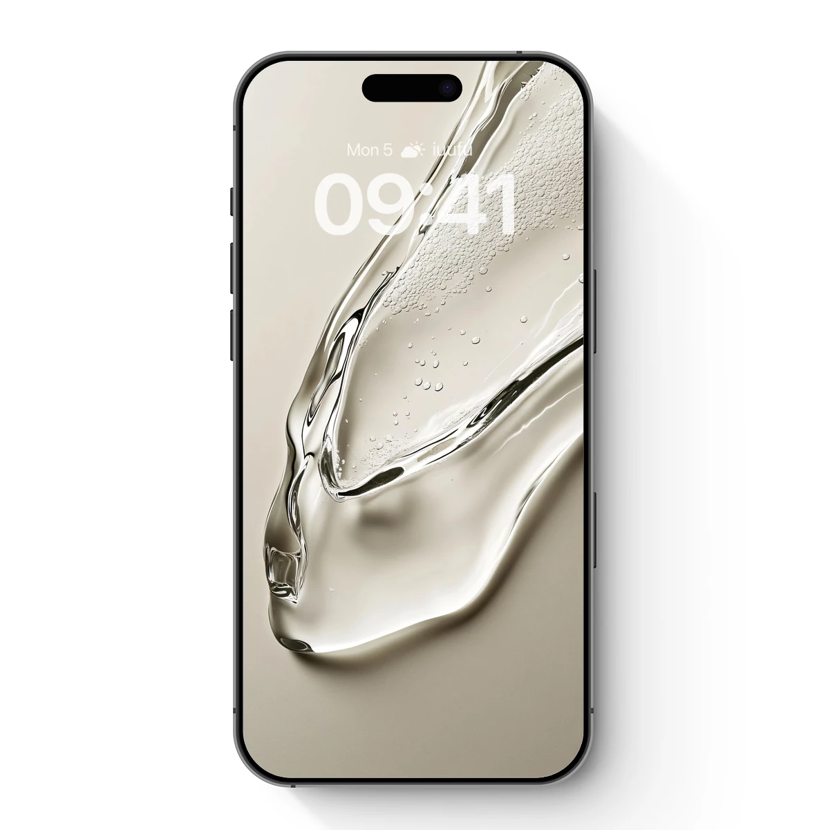 Elegant Liquid Sculpture: Dynamic Flow and Bubbles