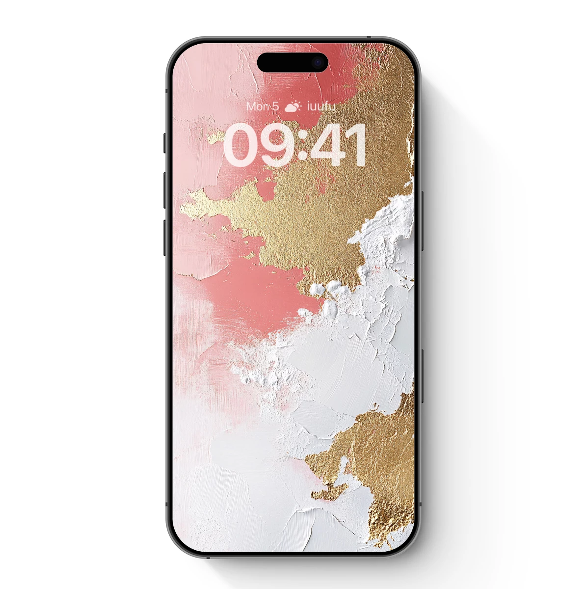 Abstract Blush and Gold Palette